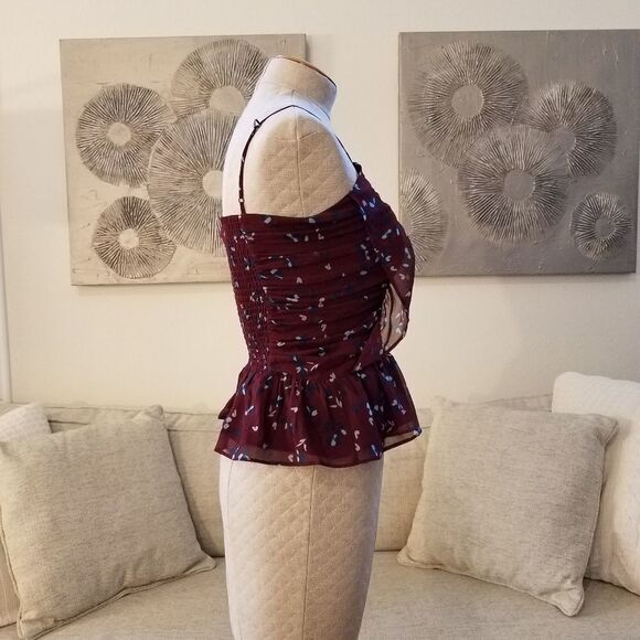 WAYF Devon Smocked Camisole sz Small - Picture 4 of 8